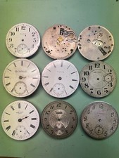 Lot of Elgin, Waltham, Crown - partial movements for spares