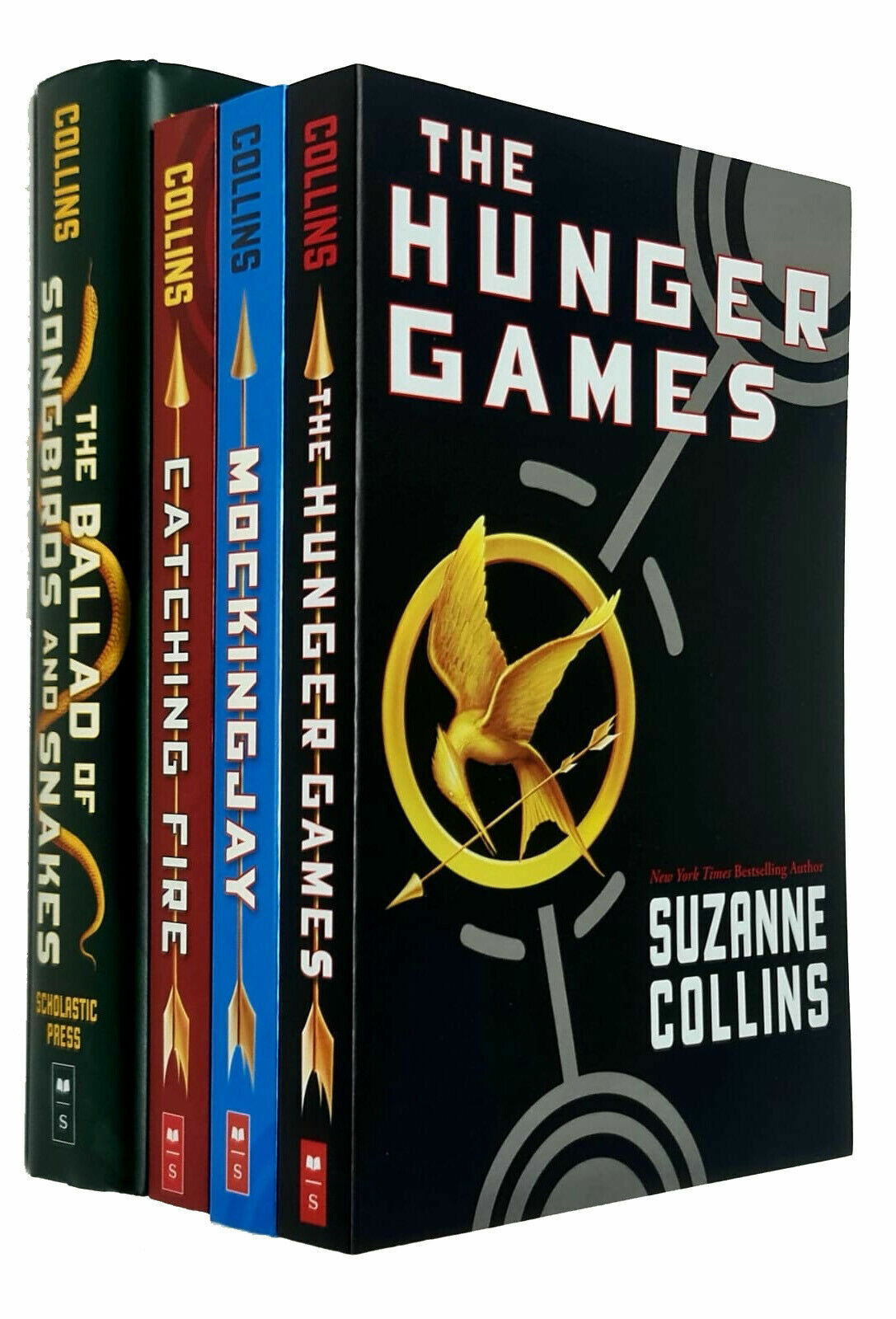 Hunger Games Trilogy Series 4 Books Collection Set By Suzanne Collins PB NEW