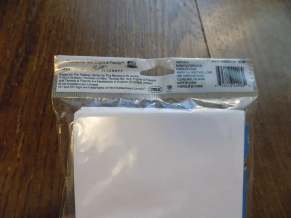 2012 Thomas The Tank Engine Train Die Cut Party Invitations & Envelopes 16 pc - Image 3 of 3