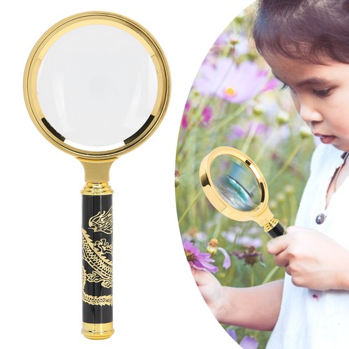 7X Magnifying Glass 70mm Vintage Handheld Magnifier for Reading Household Use - Picture 9 of 19