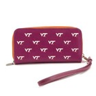 Ladies Virginia Tech Vt Hokies Wristlet Womens Leather Wallet Cellphone Money