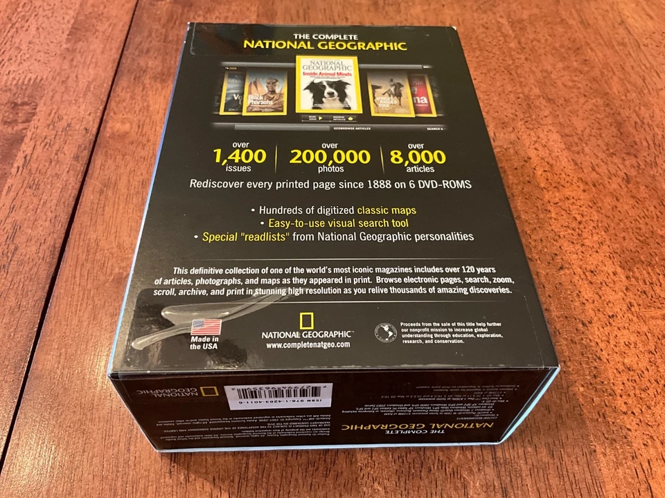 The Complete National Geographic Every Issue Since 1888 on 6 DVD-ROMS - 2008 NEW - Image 2 of 4