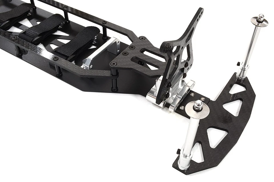 Alloy Chassis & Carbon Fiber Conversion Kit for Team Associated DR10 Drag - Image 4 of 4