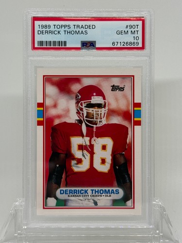 Derrick Thomas #90T 1989 Topps Traded card