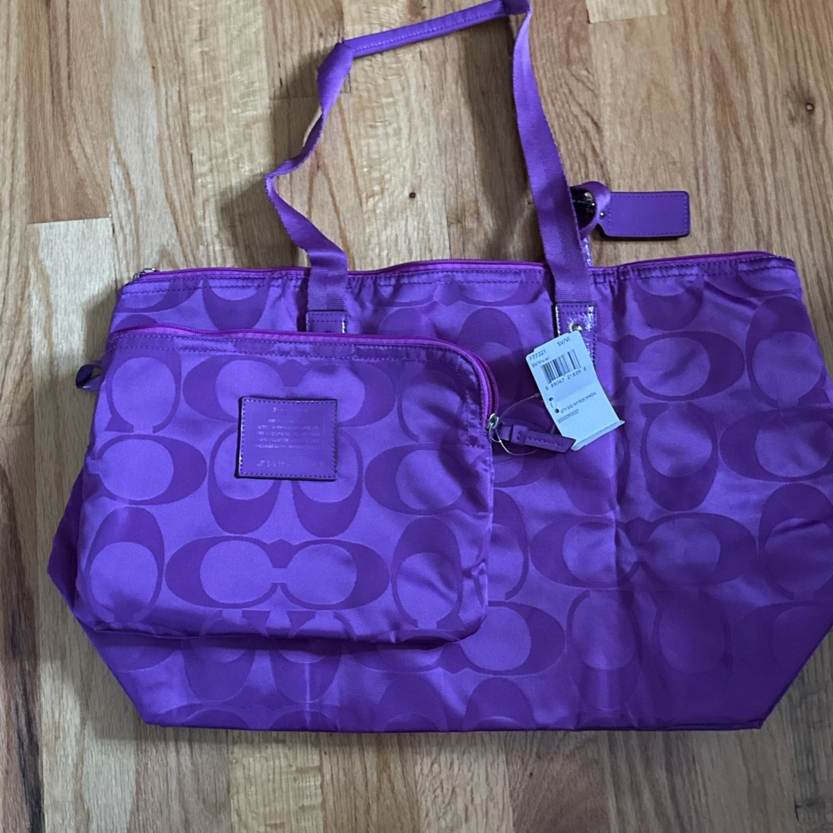 Coach Tote Purple Bags & Handbags for Women for sale | eBay