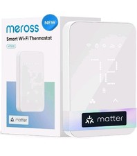 Termostato inteligente meross para zócalo eléctrico y calentadores de pared MTS215-