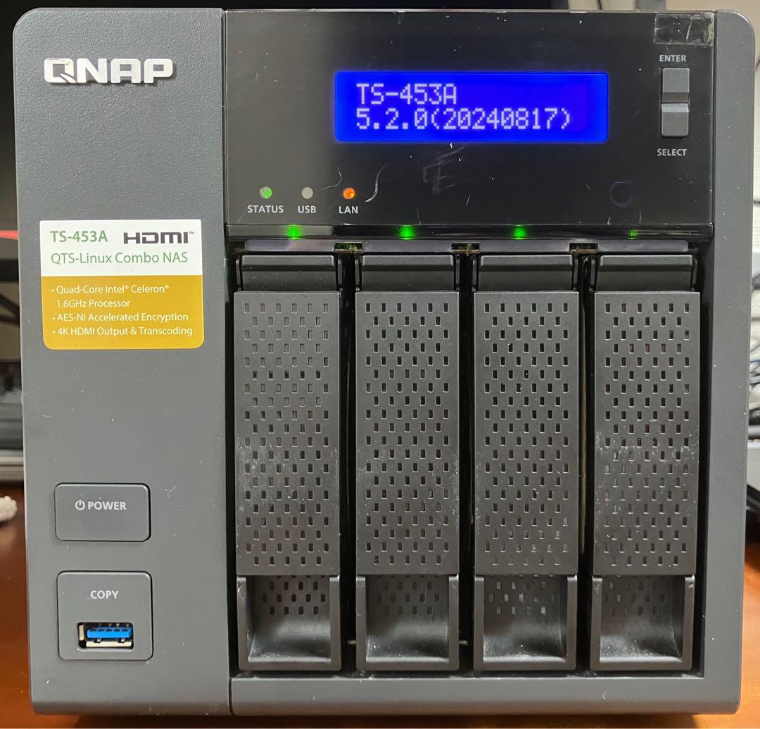 QNAP TS-453A NAS 16GB RAM 3TBx3 + 4TBx1 HDD | eBay QNAP TS-453A NAS 16GB RAM 3TBx3 + 4TBx1 HDD | eBay