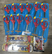 12 Kids Scissors 5-Inch Pointed Tip by Scholastic Ages 5  Up  2 Washable water