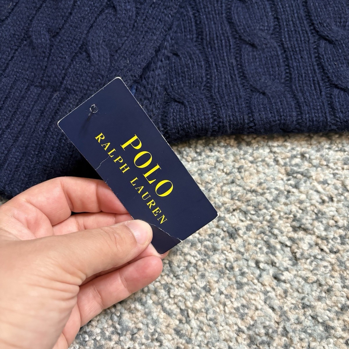 マフラー・ストール POLO RALPH LAUREN POLO BEAR CABLE-KNIT WOOL-BLEND SCARF NWT Polo Ralph Lauren Wool Blend Cable Knit Scarf