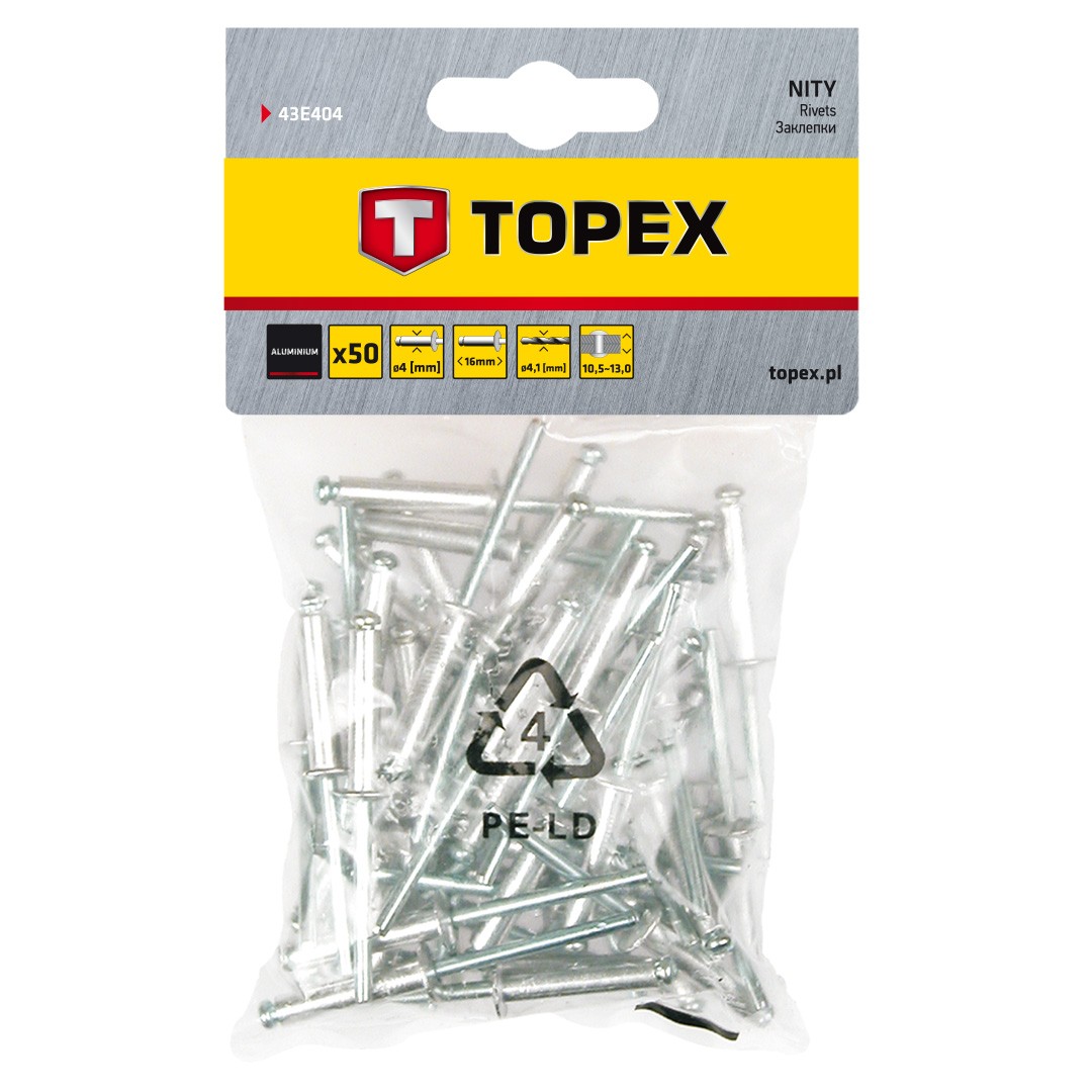 ✅Fits TOPEX-NEO-GRAPHITE NARZ�DZIA 43E404 TOPEX ALUMINIUM RIVETS 4.0 ⭐UK Seller⭐