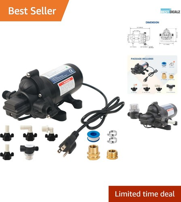 #ad #ad T33 115V Diaphragm Pump 4.0GPM 45PSI for Reliable Water Flow Solutions $101.99