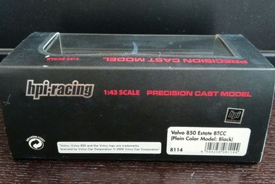 hpi racing Volvo 850 Estate BTCC 1/43 Model Car Black Rare High
