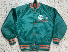 Chalk Line NFL Vintage Miami Dolphins Snap Button Toddler Bomber Jacket Size 6/8