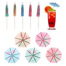 200 Pcs Mini Drink Umbrellas Cocktail,3.9 Inch Cocktail Picks Colorful
