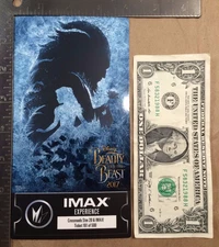 Beauty and the Beast 2017 Disney IMAX Regal Collectible Ticket Week 2