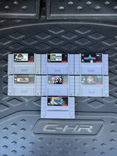 Mixed Lot of 7 Super Nintendo Entertainment System SNES Games - NBA, Star Fox