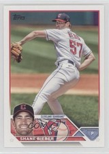 2023 Topps Series 1 Shane Bieber #298 ut4