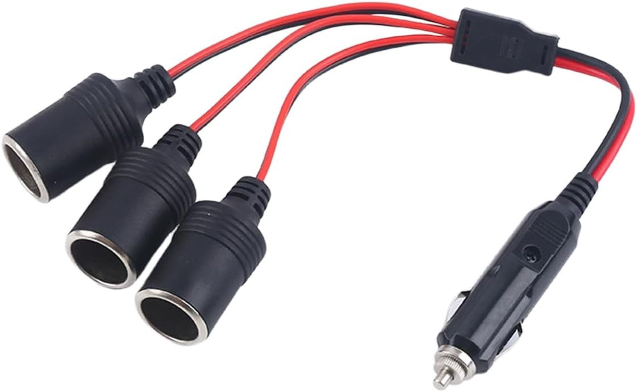 Splitter Adapter With On/off Switch And Fuse