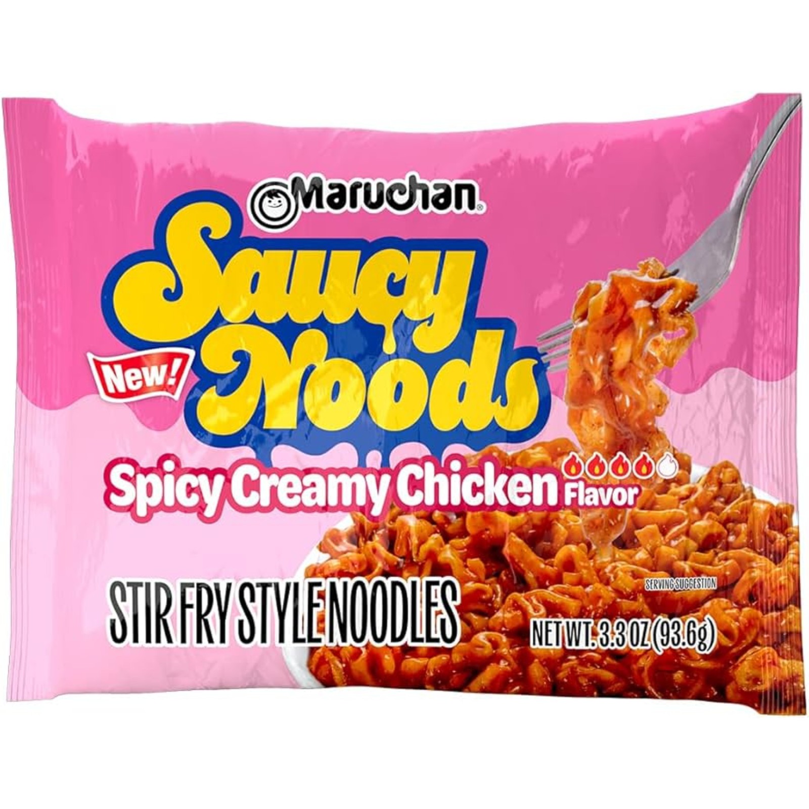 20x Maruchan Saucy Noods Spicy Creamy Chicken Stir Fry Noodles Bag Hot 369oz 6090₽