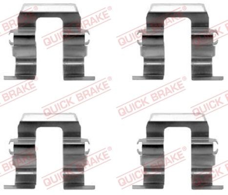 ZubehÖRsatz Scheibenbremsbelag Hinten Quick Brake 109 1259-image