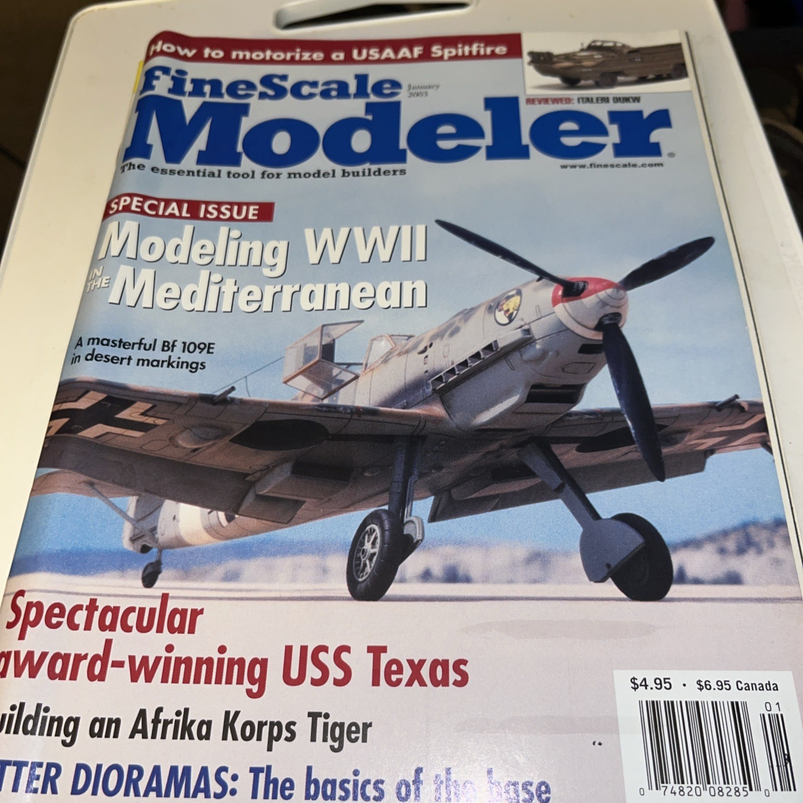 FineScale Modeler Magazine January  2003 - Modeling WWII In The Mediterranean