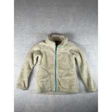 Columbia Kids Fleece Full Zip Cozy Fireside Sherpa Jacket White/Cream Size S