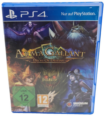 Sony Playstation 4 PS4 PAL Arma Gallant Decks of Destiny Gut 