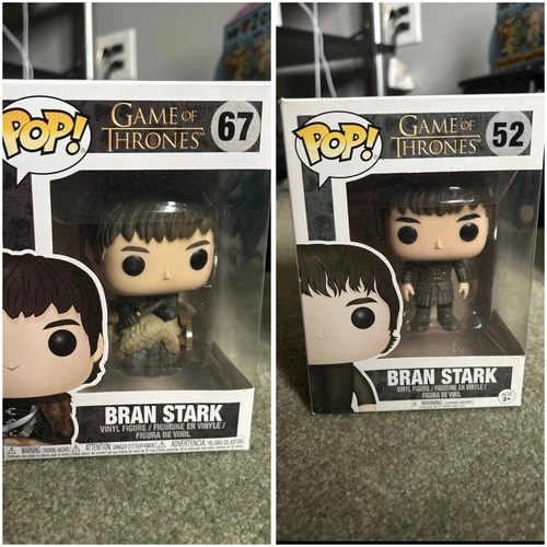 Funko Pop! Vinyl Game of Thrones Bran Stark #52 & #67 Television Figure
