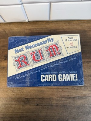 Rare 1988 Not Necessarily Rum Card Game ~ ShayGo Enterprise - NEW & Sealed