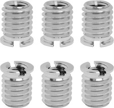 Threaded Screw Adapter 6PCS 1/4"-20 Female to 3/8"-16 Male Easy Mount Convert S