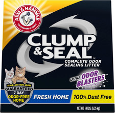Clump  Seal Cat Litter, Fresh Scent, 14Lb