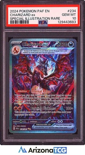 Pokemon 2024 Charizard ex 234/091 Tera SIR Paldean Fates GEM MINT PSA 10