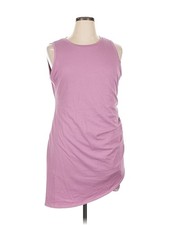 Nine West Women Purple Casual Dress XL