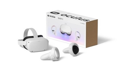 Meta Oculus Quest 2 128GB Standalone VR Headset - White for sale