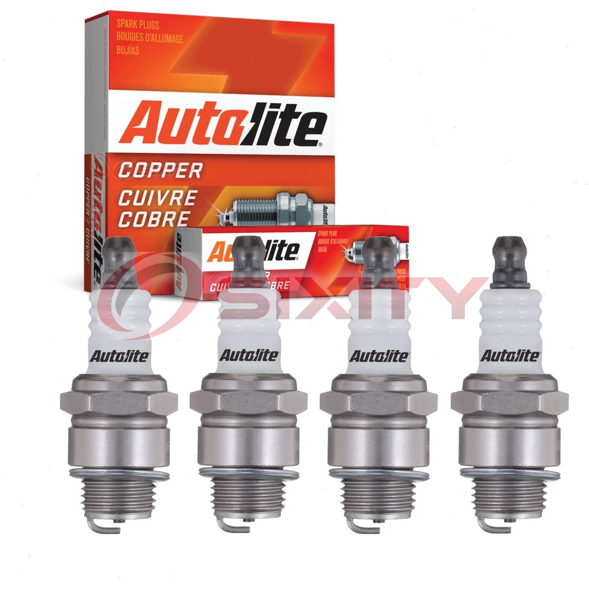 4 pc Autolite Copper Core 255 Spark Plugs for H9B CS45 A7N 840 744 6015 cq