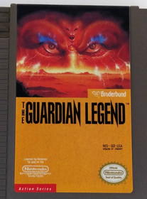 Nintendo NES The Guardian Legend 1988 Game Cartridge, Manual Dust Sleeve, Tested