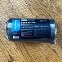 Therm-a-Rest Trail Scout Regular Self-Inflating Sleeping Pad Black 20x72 R3.1