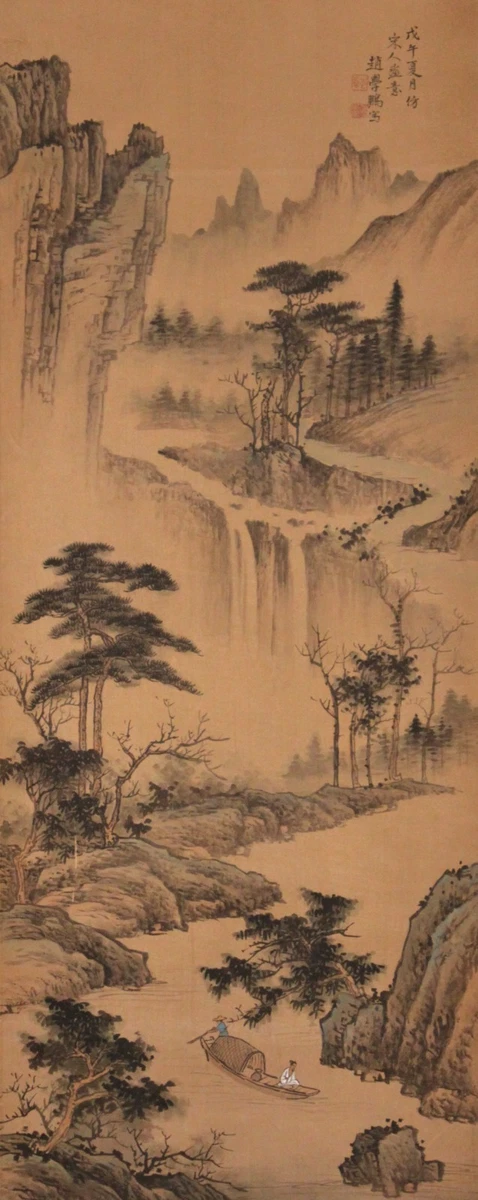 Chinese Scroll In Antique Japanese Paintings & Scrolls for sale | eBay