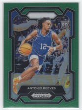 #100 2024-25 Prizm Draft Picks Green Antonio Reeves Rookie