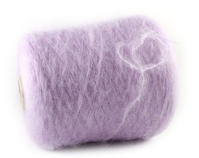 110 /kg Weiches Garn SUPER KID 75% SuperKid Mohair 10% Merinowolle 350m / 100g