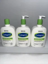 3 New Cetaphil Moisturizing Lotion, 591ml/19oz Each, One Has Broken Pump