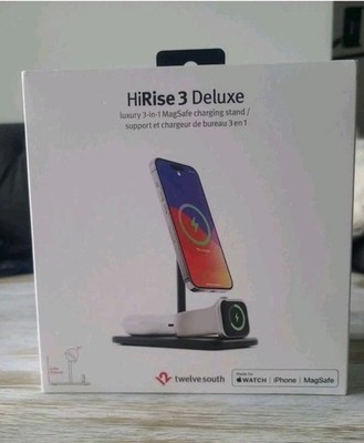 Electronic device charger Twelve South HiRise 3 Deluxe Wireless Luxury 3 In 1...