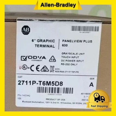 Factory Sealed AB 2711P-T6M5D8 /A PANELVIEW PLUS 600 Free Shipping
