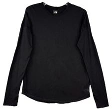 The North Face Womens Base Layer Shirt M Black Long Sleeve A5551 Outdoors Hiking
