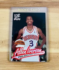 Allen Iverson Rookie 1996-97 Fleer Ultra #82 RC Card Rare Excellent Condition. rookie card picture