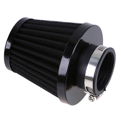 52 mm Motorcycle ATV Air Filter Pod Iron Cleaner Intake Breather Black - Picture 11 of 11