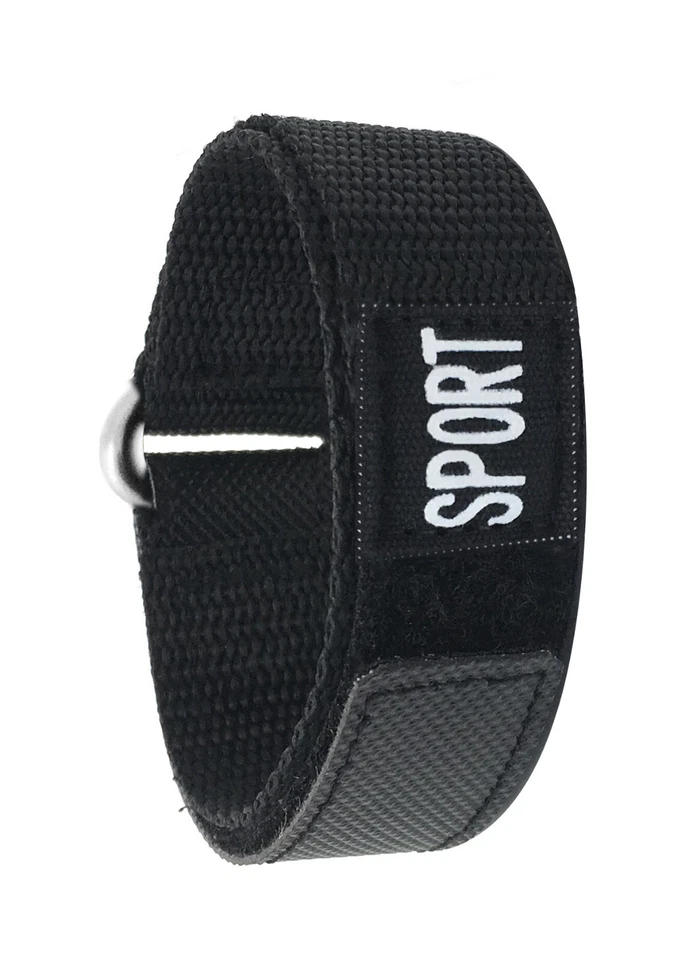 Bandini Nylon Sports Watch Strap - Hook and Loop Band- 18mm 20mm 22mm 24mm 26mm - Image 2 of 4