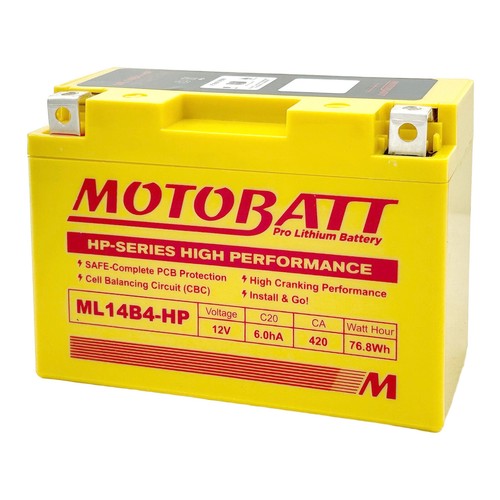 Accossato LFP7 Lithiumbatterie – Für Triumph Bonneville, 12 V, LiFePO4 Technologie