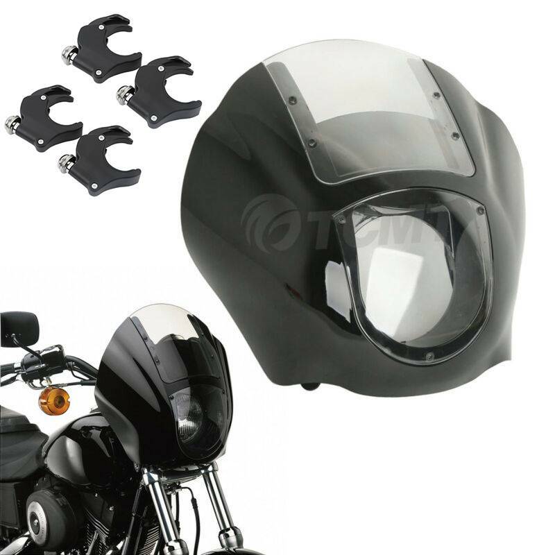 Quarter Head Fairing 49mm Fork Clamp Fit For Harley Sportster XL