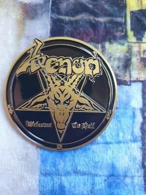 Venom Badge Pin Thrash Black Metal Celtic Frost Midnigth Dio Hellhammer